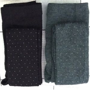 Two packs tights(black/green)